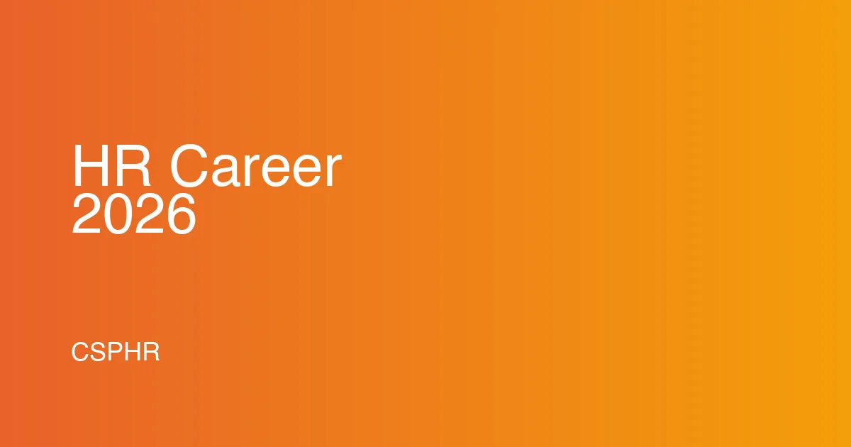 Why an HR Career in 2026 Is a Smart Move for Indian Professionals