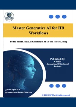 Master Generative AI for HR Workflows
